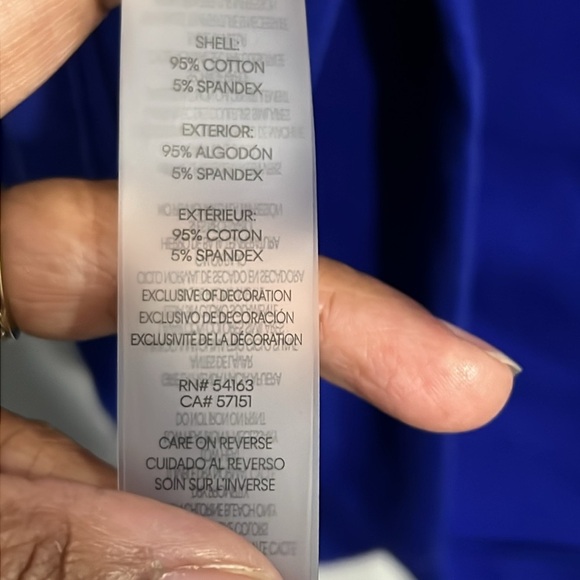 Calvin Klein Women’s Blue Mini T-Shirt Dress with snake print - Size Medium - Picture 4 of 4